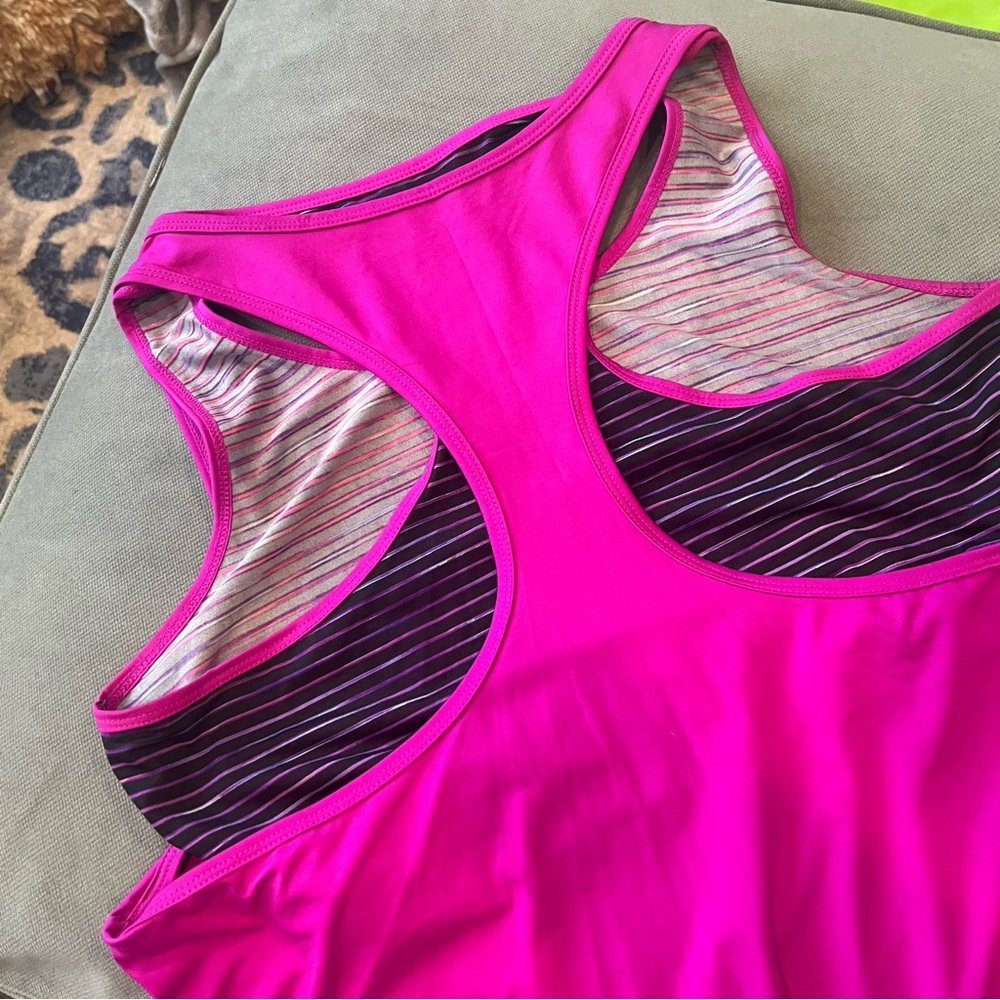 Exercise Tank Top with Built in Sports Bra - Picture 4 of 4